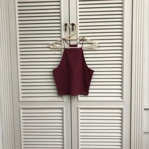 New! Pacsun Burgundy Red Wine String Halter